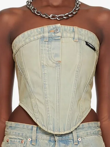 Top Vetements modrá