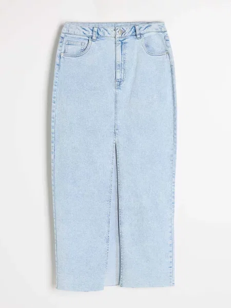 Джинсова спідниця DIVERSE Niebiula бавовна/еластан блакитний