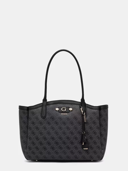 Guess geantă shopper pentru femei LINDSEY gri