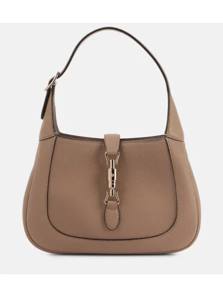 Geanta de piele Gucci Jackie din piele bej