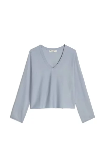 Pulover Marc O'polo cu decolteu în V albastru