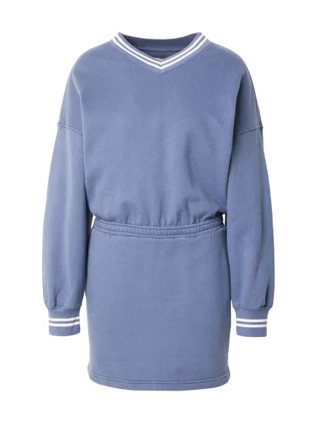 Abercrombie & Fitch Rochie albastru porumbel alb
