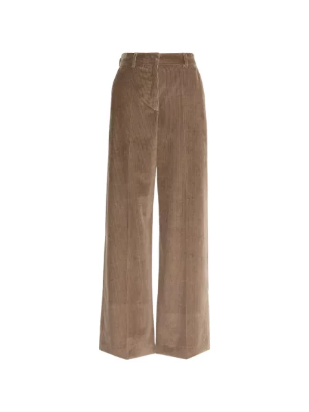 Pantaloni Weekend Max Mara de catifea cord maro