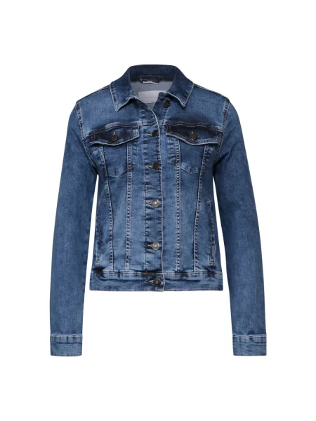 Kurtka jeansowa Street One klasyczna niebieska