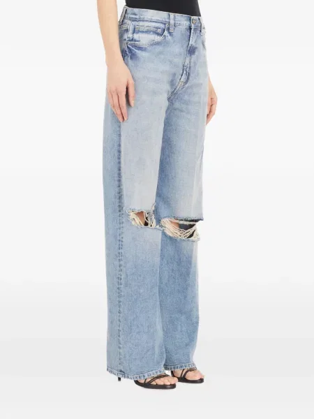 Blugi Dondup rupți albastru