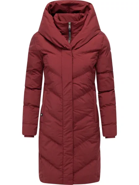 Ragwear Palton de iarnă Natalka bordeaux roșu
