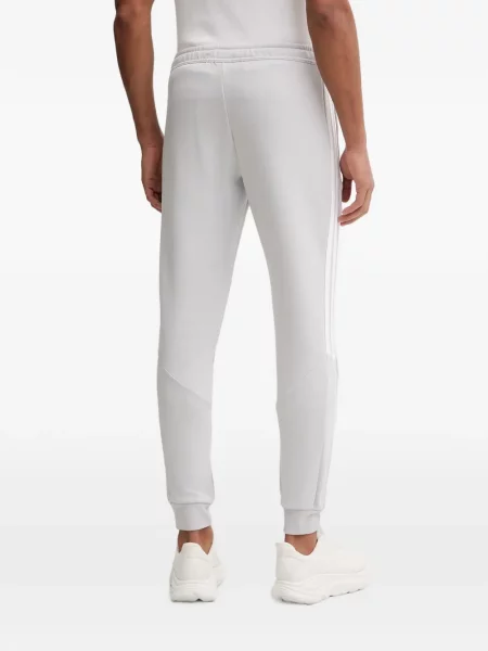 Pantaloni Adidas cu dungi alergare negru