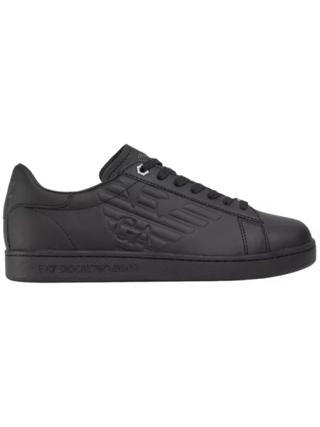 Sneakersy Emporio Armani Ea7 skórzane czarne
