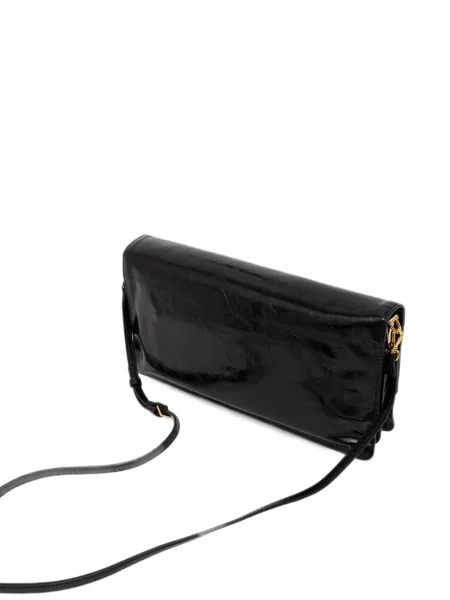 Crossbody kabelka Patrizia Pepe s autogramem černá
