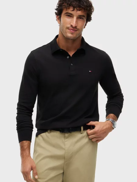 Поло Tommy Hilfiger чорне