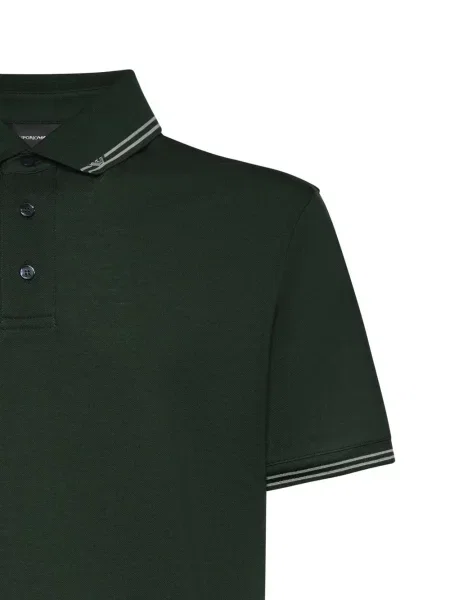 Ριγέ polo Emporio Armani πράσινο