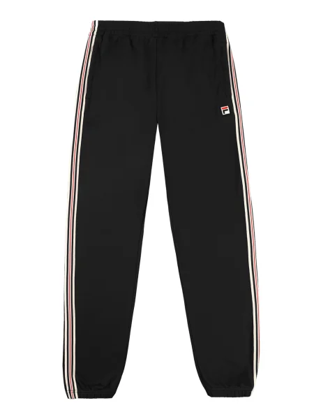 FILA Pantaloni Biella roșu / negru alb