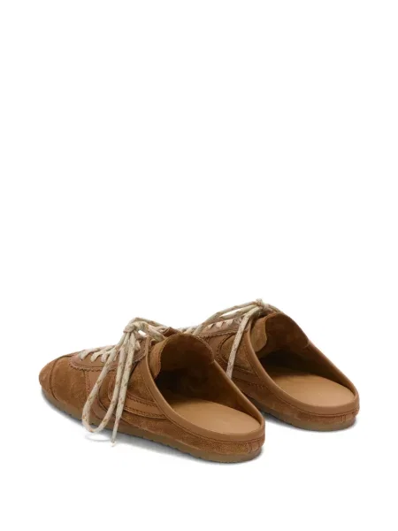 Sneakerși Dries Van Noten din piele de căprioară maro