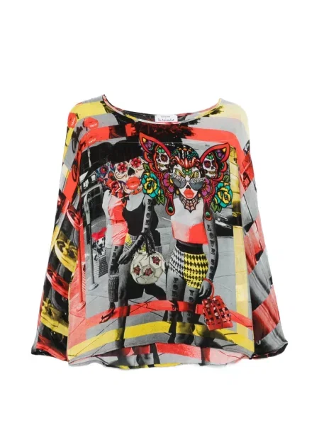 Bluză The Artistylist cu imagine negru