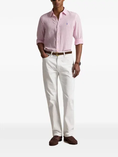 Czapka z daszkiem Polo Ralph Lauren w kratkę z twillu biznesowa niebieska