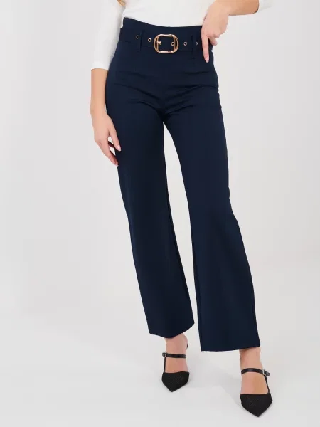 Pantaloni Rue Paris business negru
