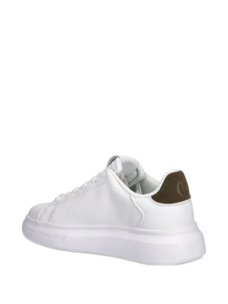 Sneakerși Just Cavalli cu imagine alb