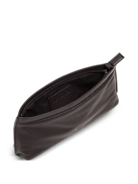 Geantă Zegna din piele maro