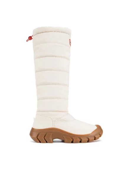 Дутики Hunter белые