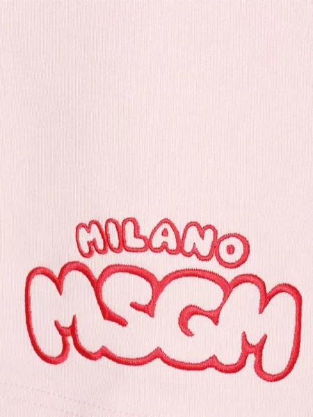 Шорти Msgm бродирани розово