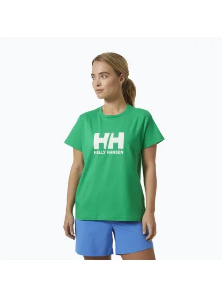 Dámske tričko Helly Hansen Logo bright green zelená