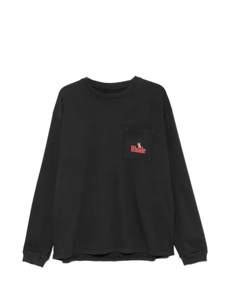 Tricou Rhude cu imagine negru