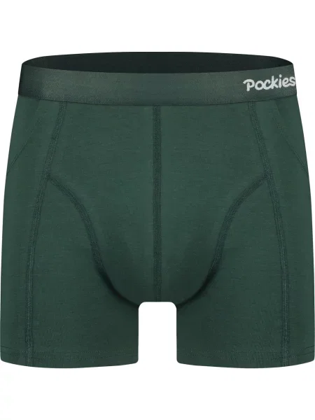 Pockies Boxeralsók sötétzöld fehér