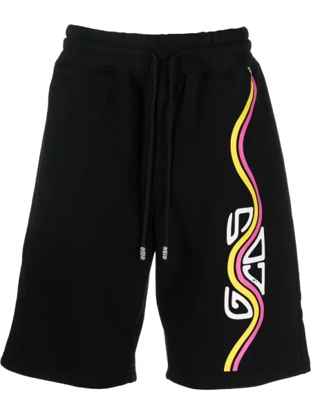 Pantaloni scurți Gcds cu imagine negru