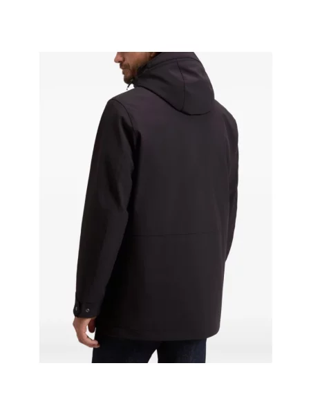 Parka Woolrich z kapturem czarna