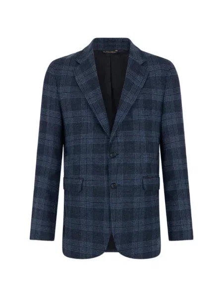 Sacou Brooks Brothers în carouri albastru