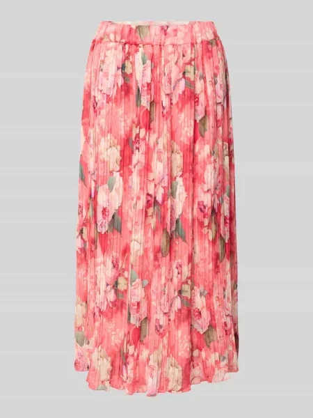 Spódnica midi z plisami model Zabaione