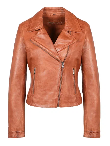 FREAKY NATION Geacă de primăvară-toamnă Runa coniac maro