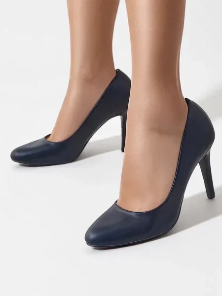 Pantofi cu toc Resti albastru