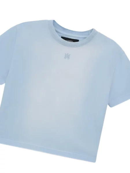 Tricou Amiri cu autograf albastru