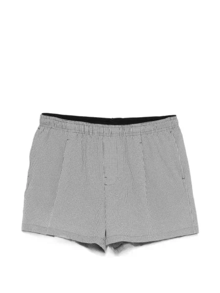 Карирани шорти Our Legacy черно