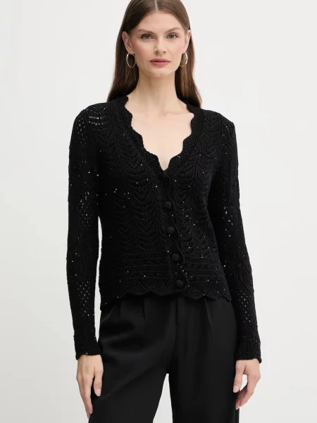 Fracomina cardigan călduros negru