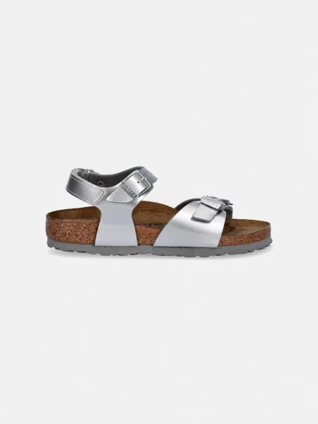 Sandali Birkenstock Rio As Flowers D Srebrna