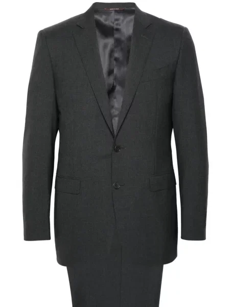 Costum Canali de lână de costum gri