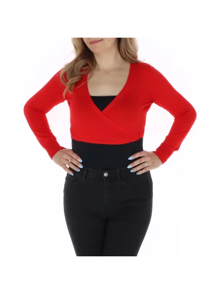 Kardigan Markup z dekoltem w serek czarny