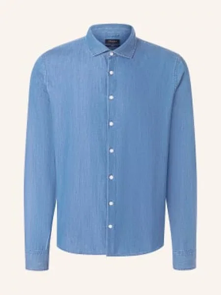 Maerz Muenchen Džínová Košile Comfort Fit modrá
