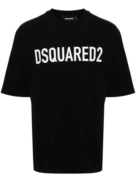Koszulka Dsquared2 z nadrukiem czarna