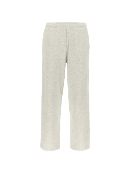 Pantaloni Carhartt Wip cu broderie alergare gri
