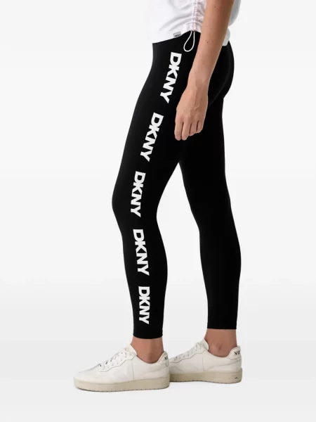 Leggings Dkny cu imagine negru