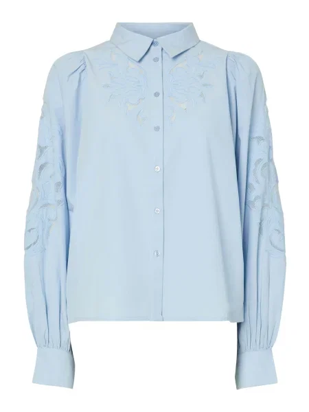 YAS Bluză YASZIMIA deschis albastru