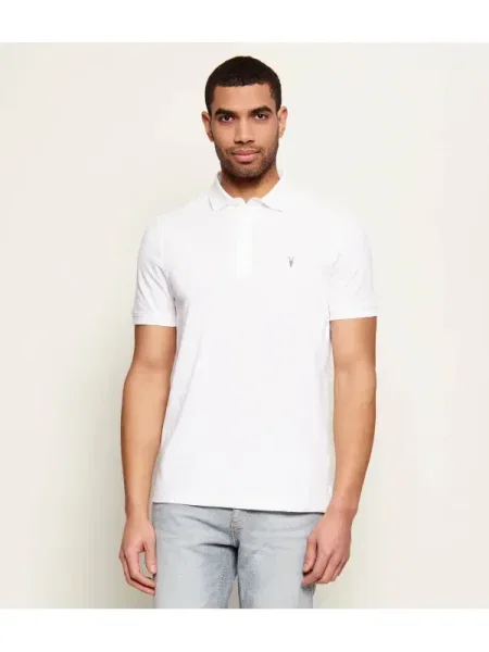 AllSaints Polo REFORM alb