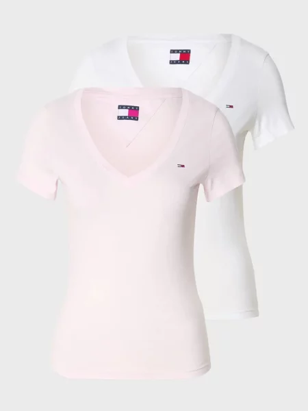 Футболка Tommy Jeans с V-образным вырезом