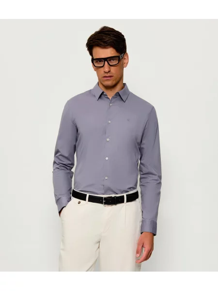 Calvin Klein Cămașă | stretch gri