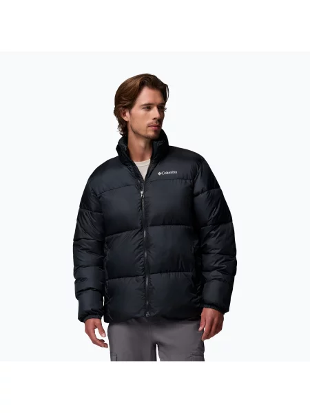 Geacă căptușită pentru bărbați Columbia Puffect III black negru