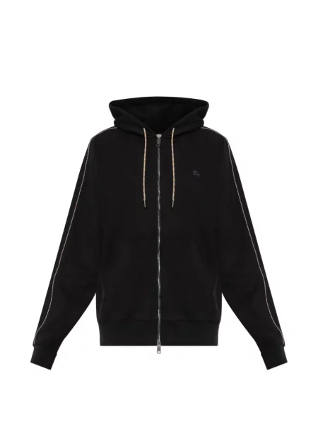 Hanorac cu glugă Burberry cu broderie negru