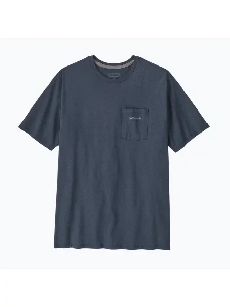 Tricou pentru bărbați Patagonia Boardshort Logo Pocket Responsibili summit blue albastru